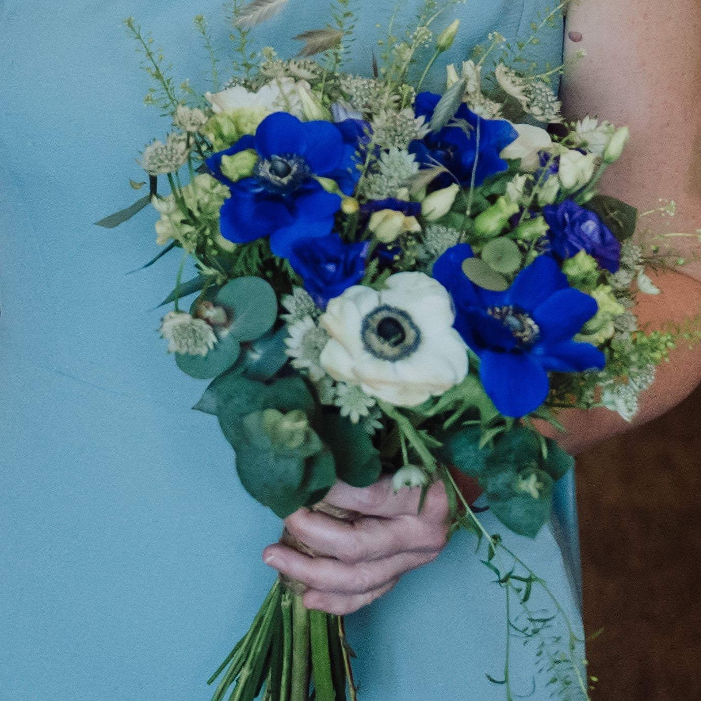 Bridal Bouquet Medium - Indigo