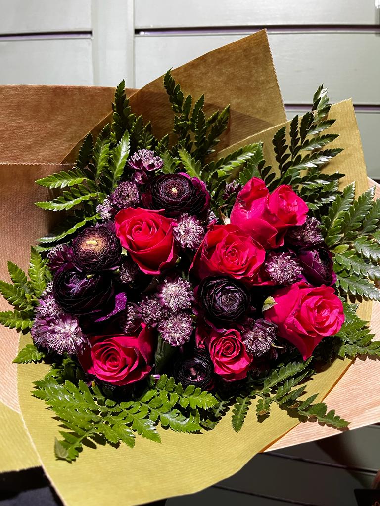 Valentine's Bouquet - Dark Reds