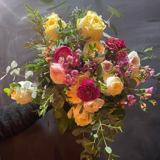 Bridal Bouquet Medium - Wild Pastels