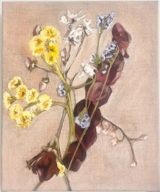 © Eloise Tery, 2024 - "Fading Flowers" Oil paint on canvas