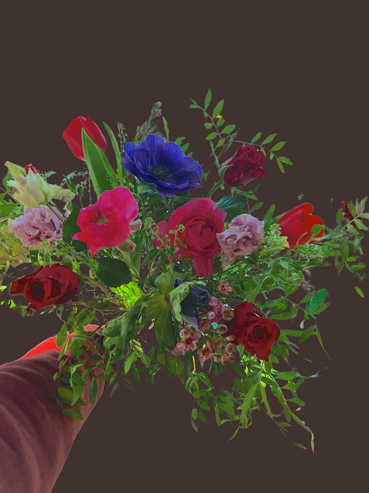 Valentine's Bouquet - Deep Tones